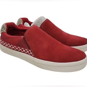 Earth Origins flats red shoes comfort shoes women’s size 9 slip on shoes flats
